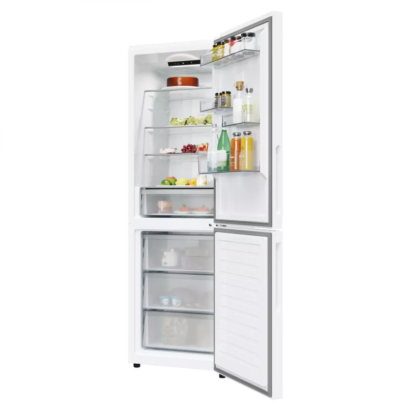 Candy Fresco ECN2CQTEW186 Brīvstāvošs Ledusskapis 355 L Balts