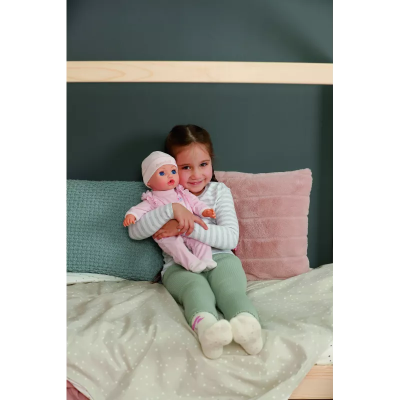 ZAPF Creation BABY born Annabell 43 cm – mīksts ķermenis, skaņas un kustības, lelle