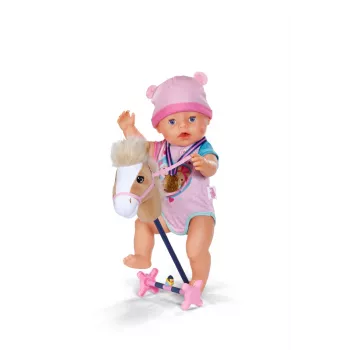 Piederumu komplekts lellei ZAPF BABY born Hobby Horsing Set 43 cm, daudzkrāsains, 3+ gadiem