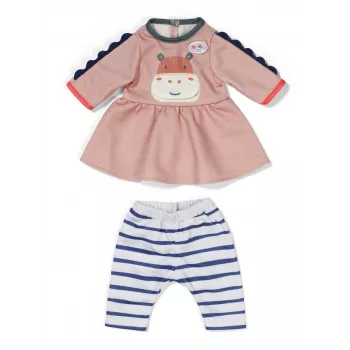 ZAPF BABY born Dress Jungle kleita un legingi 36 cm lellēm, daudzkrāsaina