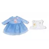 ZAPF BABY born Ziemas kleita 36 cm lellēm, daudzkrāsaina, salokāma, vecumam 1+