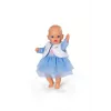 ZAPF BABY born Ziemas kleita 36 cm lellēm, daudzkrāsaina, salokāma, vecumam 1+