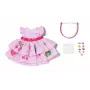 ZAPF BABY born Kleita ar Pinplay galvas saiti 43 cm lellei, daudzkrāsaina