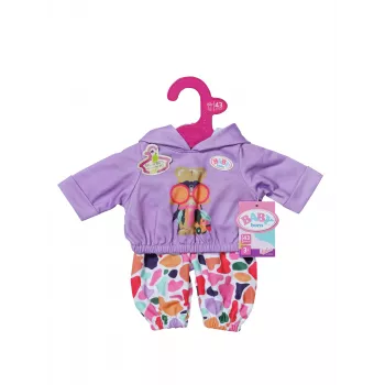 Leļļu drēbju komplekts ZAPF BABY born Kapuces tērps 43 cm lellēm, daudzkrāsains, ieteicams 3+