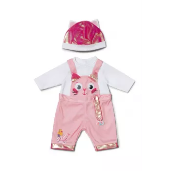 Drēbju komplekts lellei ZAPF BABY born Kombinezons ar cepuri 43 cm lellēm, daudzkrāsains, salokāms, vecumam 3+