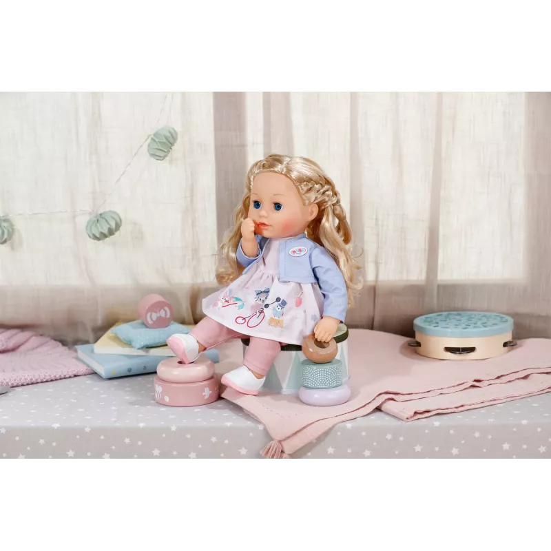 Leļļu zīmols ZAPF BABY born Sophia Rose 36 cm — audums un plastmasa, daudzkrāsains, vecumam no 3+
