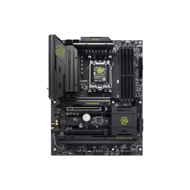 Mātesplate MSI MAG B850 TOMAHAWK WIFI, AMD B850, Socket AM5, ATX, DDR5, 4× DIMM, līdz 256 GB, 5 GbE, Wi‑Fi 7