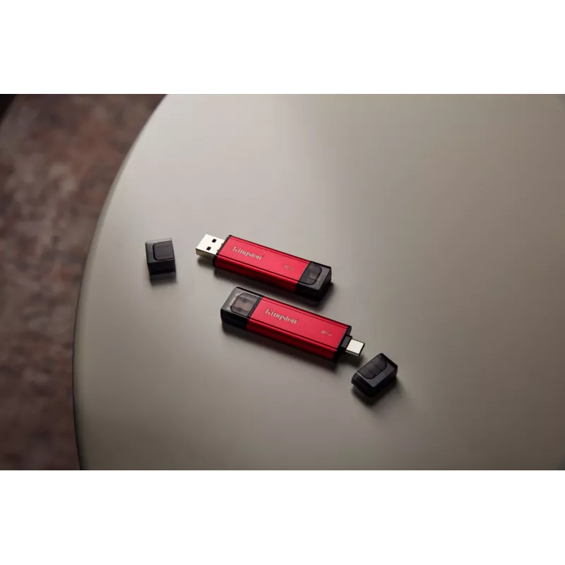 Ārējais SSD Kingston 2TB Dual USB-A/USB-C, USB 3.2 Gen 2, 1050 MB/s lasīšana, 950 MB/s rakstīšana, Melns/Sarkans