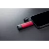 Ārējais SSD Kingston 2TB Dual USB-A/USB-C, USB 3.2 Gen 2, 1050 MB/s lasīšana, 950 MB/s rakstīšana, Melns/Sarkans