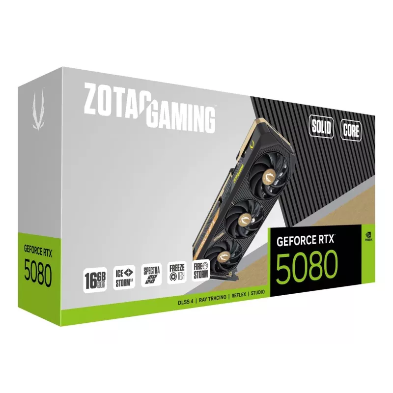 ZOTAC GAMING GeForce RTX 5080 SOLID CORE - 16 GB GDDR7