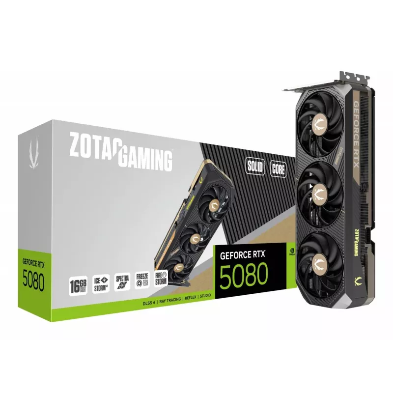 ZOTAC GAMING GeForce RTX 5080 SOLID CORE - 16 GB GDDR7