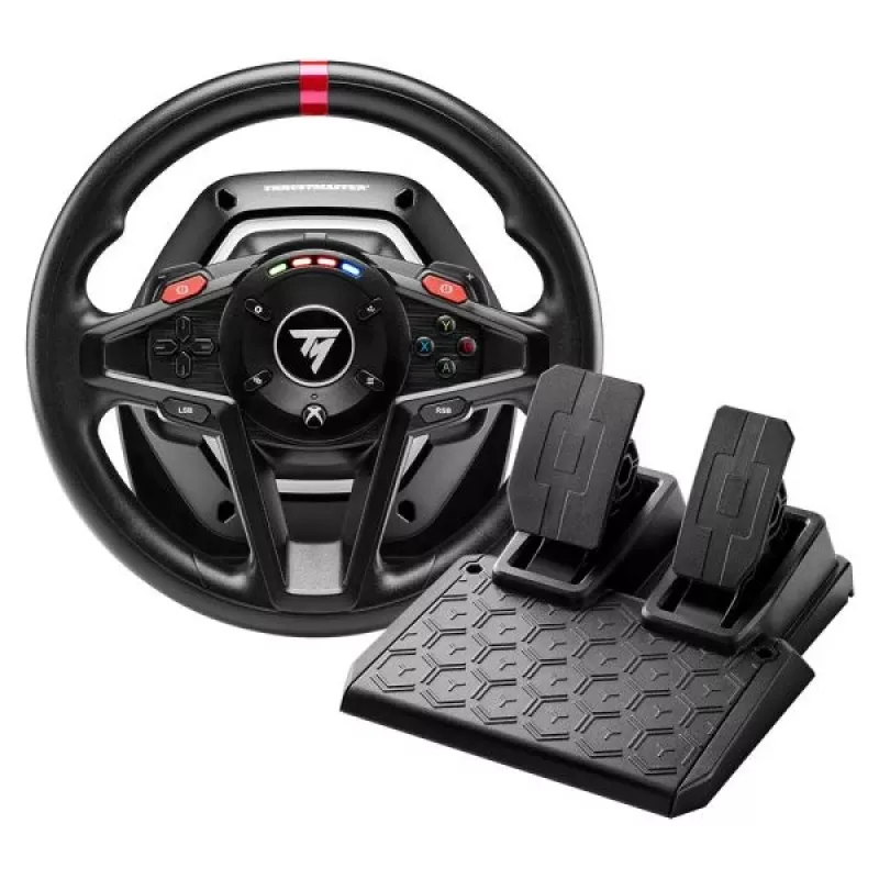 Thrustmaster T128 Black USB stūre ar pedāļiem, PC/Xbox One/Xbox Series S/Xbox Series X