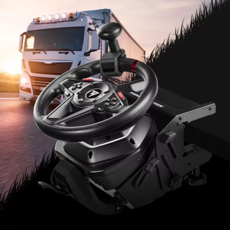 Thrustmaster T128 Black USB stūre ar pedāļiem, PC/Xbox One/Xbox Series S/Xbox Series X