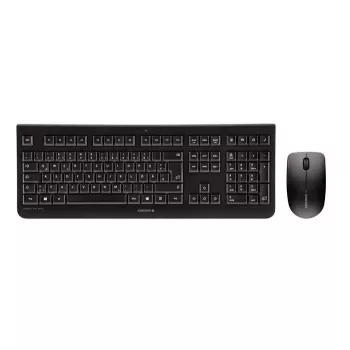CHERRY DW 3000 bezvadu tastatūra un pele, AZERTY franču izkārtojums, melna