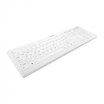 Contour Design Active Key Contour QuickClean medicīniskā tastatūra ar noņemamu vāku, pilna izmēra, bezvadu, balta, DE C8112