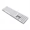 Tastatūra CHERRY KC 200 MX universāla USB QWERTZ vācu baltā mehāniskā 109 taustiņi