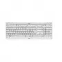 CHERRY KW 3000 bezvadu tastatūra, RF Wireless, QWERTZ, balta