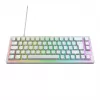 CHERRY XTRFY K5V2 RGB kompakta 65% vadu mehāniskā spēļu tastatūra, CHERRY MX2A Red, vācu QWERTZ, balta