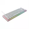 CHERRY XTRFY K5V2 RGB kompakta 65% vadu mehāniskā spēļu tastatūra, CHERRY MX2A Red, vācu QWERTZ, balta