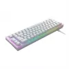 CHERRY XTRFY K5V2 RGB kompakta 65% vadu mehāniskā spēļu tastatūra, CHERRY MX2A Red, vācu QWERTZ, balta