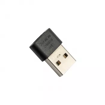 USB-C adapteris Jabra 14208-38 USB-C sievišķais uz USB-A vīrišķo melns