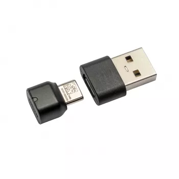 USB-C adapteris Jabra 14208-38 USB-C sievišķais uz USB-A vīrišķo melns