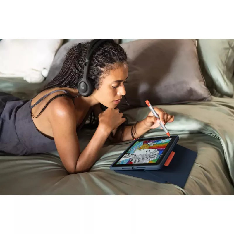 LOGITECH Rugged Combo 3 Touch - Zils - QWERTZ DE - EMEA