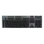 Logitech G G915 X LIGHTSPEED bezvadu spēļu tastatūra, GL mehāniskie slēdži, QWERTZ vācu izkārtojums, melna