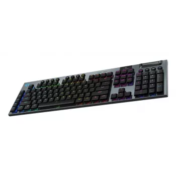 Logitech G G915 X LIGHTSPEED bezvadu spēļu tastatūra, GL mehāniskie slēdži, QWERTZ vācu izkārtojums, melna
