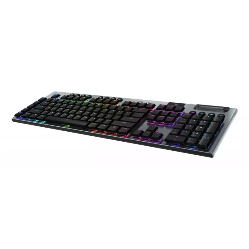 Logitech G G915 X LIGHTSPEED bezvadu spēļu tastatūra, GL mehāniskie slēdži, QWERTZ vācu izkārtojums, melna