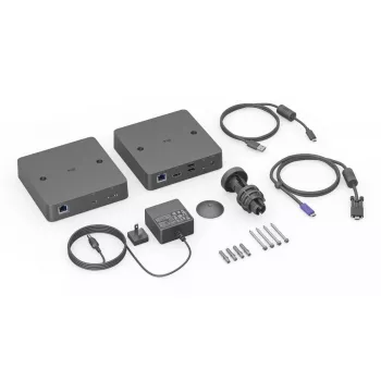 Logitech Extend komplekts Melns Pārstrādāta plastmasa USB-C kabeļi