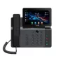 IP telefons Fanvil V66 tumši pelēks — 20 rindu, 7 collu IPS skārienekrāns, Wi‑Fi, PoE, Bluetooth