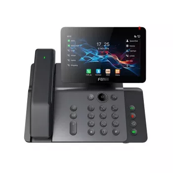 IP telefons Fanvil V66 PRO tumši pelēks 20 līnijas IPS Wi-Fi vadu klausule
