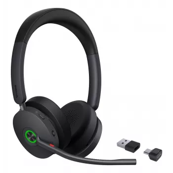 Yealink BH74 UC Bluetooth austiņas ar aktīvo trokšņu slāpēšanu (USB-C/A)