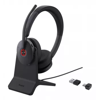 Yealink BH74 ar Stendu Bluetooth ANC Bezvadu Austiņas USB-C/A