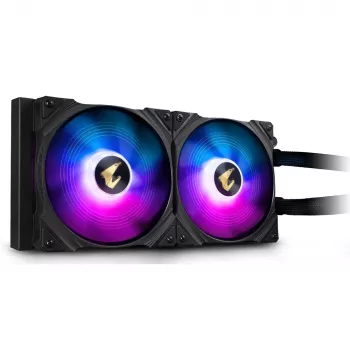 GIGABYTE AORUS WATERFORCE 280 procesora šķidruma dzesētājs, melns