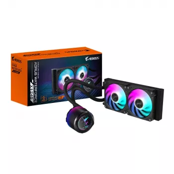 Šķidruma dzesēšanas sistēma GIGABYTE AORUS WATERFORCE X II 240 2x120mm ARGB Ventilatori