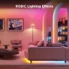 Govee Strip Light S viedā LED lente 5m — Wi‑Fi/Bluetooth, RGBIC, 5000 mm, balta