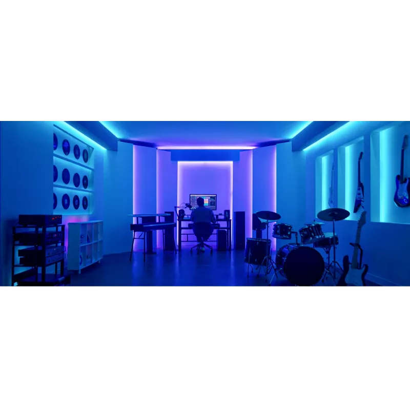 Govee Strip Light S viedā LED lente 5m — Wi‑Fi/Bluetooth, RGBIC, 5000 mm, balta