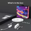 Govee Strip Light S viedā LED lente 5m — Wi‑Fi/Bluetooth, RGBIC, 5000 mm, balta
