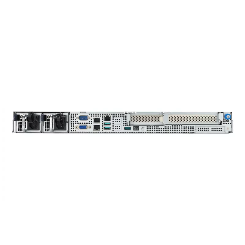 Rack serveris ASUS RS300-E12-RS4, 1U, Intel C262, LGA1700, Xeon E-2400, 4x karstā maiņa 3,5 collu sloti, 450W barošanas bloks, DDR5 UDIMM līdz 128GB