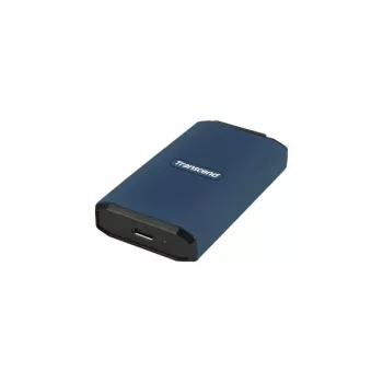 Transcend ESD410C pārnēsājamais SSD disks - 4TB - USB Type-C/A - tumši zils