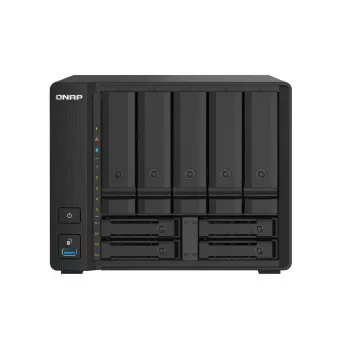 QNAP TS-932PX NAS tornis ar Annapurna Labs Alpine AL-324, 4 GB DDR4, 0 TB, melns