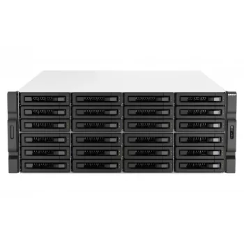 QNAP TS-H3087XU-RP NAS plaukts (4U) Intel Xeon E E-2378 64 GB DDR4 0 TB QuTS hero Melns, Balts