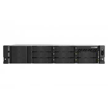 QNAP TS-855EU-8G NAS/servera glabātuve Rack (2U) Intel Atom® C5125 8 GB DDR4 0 TB QuTS hero Melns