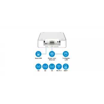 FRITZ!Box 6860 5G maršrutētājs ar divu joslu Wi-Fi 6