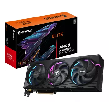 GIGABYTE Radeon RX 9070 XT 16GB GDDR6 grafikas karte, PCIe 5.0, 256-bit