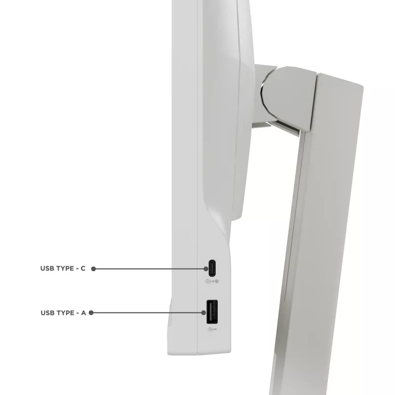 Lenovo C24d-20 24 collu monitors, 1920 x 1200, IPS, LED, pelēks/balts
