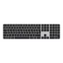 Apple Magic Keyboard ar Touch ID un ciparu klaviatūru, universāls, USB/Bluetooth, QWERTZ vācu, melns