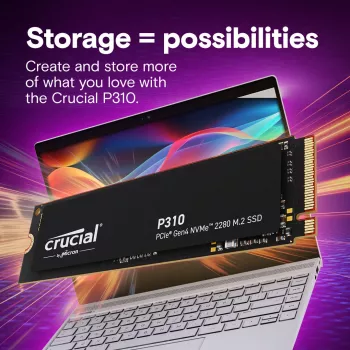 Crucial P310 2TB PCIe Gen4 x4 M.2 2280 NVMe SSD